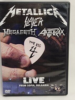 The Big 4 Live From Sofia Bulgaria DVD Metallica, Slayer, Megadeth, Anthrax 2-Di
